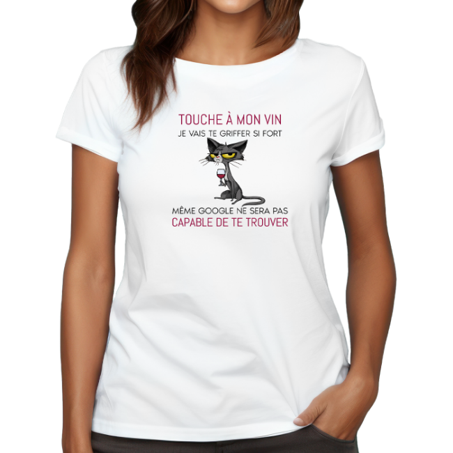 Image de Touche à mon vin, je vais te griffer si fort, même Google ne sera pas capable de te trouver.