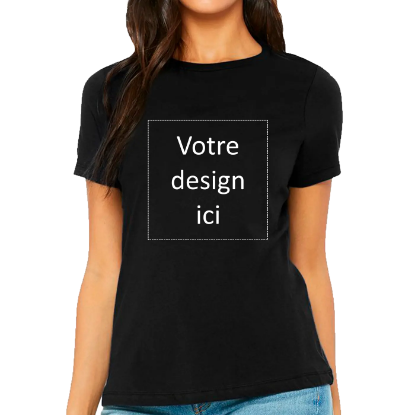 Image de T-shirt CVC pour femme - Design personnalisé