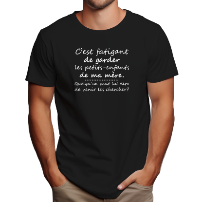 Image de C'est fatigant de garder les petits-enfants de ma mère. Quelqu'un peut lui dire de venir les chercher?